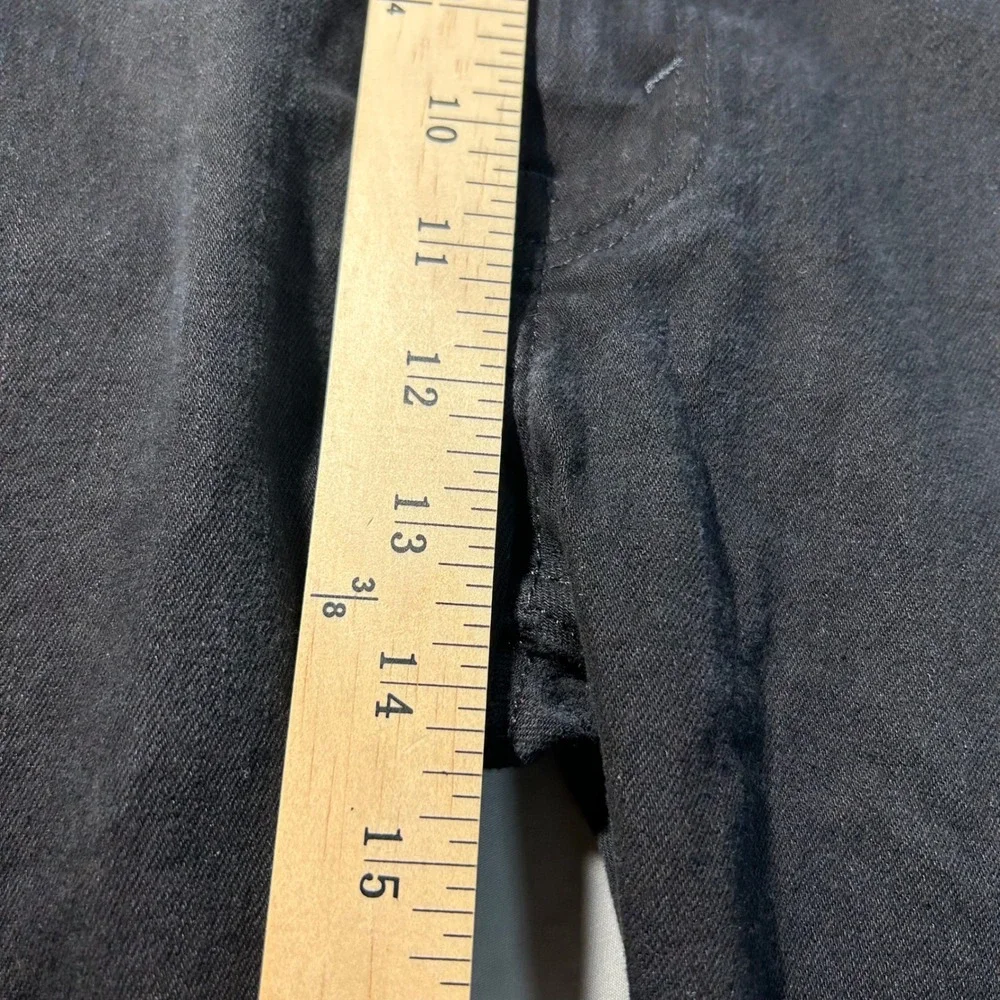 Levi's Jeans 502 Regular Taper Mens 52x27 Black Denim‎ Casual Minimalist